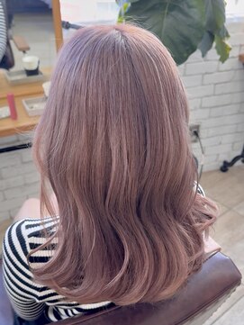 ピンクカラー/暖色カラー[天文館]