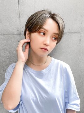 ギークス(GEEKS) 【GEEKS渋谷】レイヤーショート/グレーブラウン/シャギー/冬ヘア