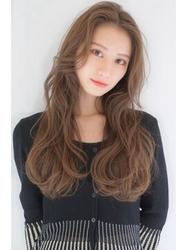 ガリカ シーム(Gallica/SEAM) 【桑原ユキネ】透明感マロンブラウンベージュ/ロングレイヤー