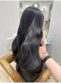 【関日葉里】暗髪グレージュ