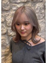 シャル 町田(shalu)&nbsp;色落ちブロンドデザイン × layer cut