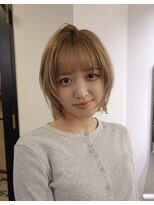 ルイス(LEWES) 顔まわりのレイヤーで春らしい印象に