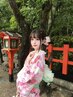 【人気No.３★ペアプラン♪】女性用着物レンタル(浴衣に変更◎)＋ヘアセット