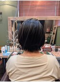激変！白髪活かしショート☆
