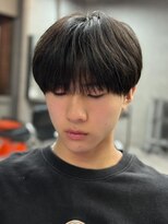 エルマーク 本山(L-MARK) マッシュヘア/黒髪/メンズカット/men's/フェザーパーマ