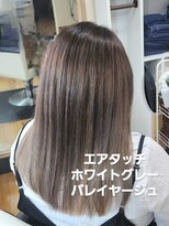 シャルシェ(Chercher) バレイヤージュCOLOR★ホワイトグレー