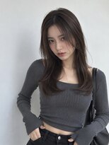 ワゴンバイアフロート(Wagon by afloat)&nbsp;池袋/韓国風ロングレイヤー/顔周りレイヤー/小顔/暗髪艶カラー