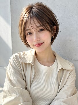 ノア 三宮店(NOA) 【NOA】小顔丸みショート×顔まわりレイヤー
