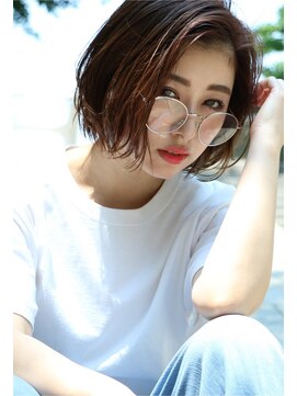 アグ ヘアー ループ 矢場町店(Agu hair loop) 外ハネミックスボブ(豊田翔平)