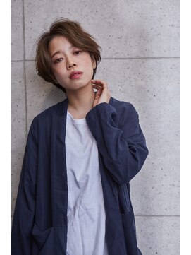 ヘアサロン ドットプラス 町田店(dot. plus) ハンサムショート× センター分け×ショート［町田］