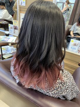 ル クール 柏崎店(Le Coeur) 裾カラー　ピンク/20代30代40代50代