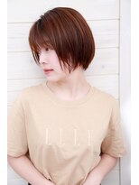 オーシャン(Ocean)&nbsp;[OCEAN Hair&Life藤原純]大人可愛いナチュラルショートボブ☆