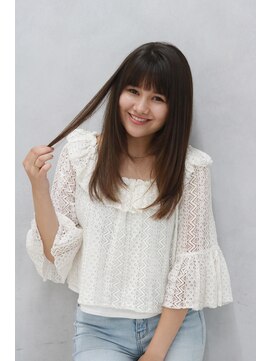 ヘアリゾートユア 新大久保店(hair resort YuA) ストレートスタイル