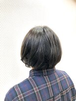 クオリス 上福岡店(QUALIS)&nbsp;ダークカラー/艶カラー/ひし形シルエット/ショート/40代50代