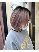 ショート×バレイヤージュ