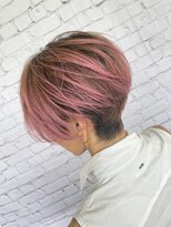 キーマン(KEYMAN)&nbsp;【ハイトーンピンク】×ハンサムショート