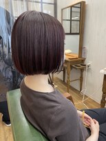 アンダーバーホワイトモデ 河内長野(_WHITE mode)&nbsp;◎ボブバイオレットカラー　河内長野×千代田