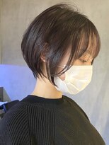 エリマ 調布(elima)&nbsp;大人ショートボブ 簡単スタイリング 前髪あり イルミナカラー