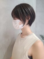 エリマ 調布(elima)&nbsp;大人ショートボブ/ショートヘア/イルミナカラー/ベージュ[調布]