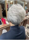 グレイヘアースタイル
