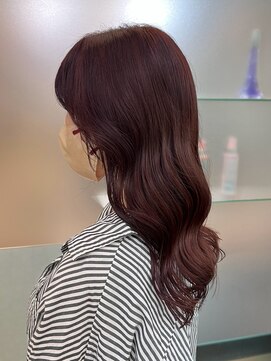 フェアレディ 烏山店(FAIRLADY) ブリーチ無しダブルカラー　ピンクブラウン