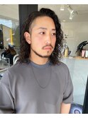 スパイラルパーマ ハイライトカラー