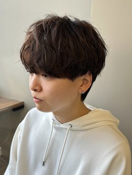 エルマーク(L-MARK) マッシュスパイラルパーマツイストスパイラル波巻きメンズ