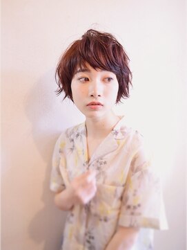 ハウスアンドヘアーワークス(House&Hair works) 前髪あり大人小顔ショート30代40代50代　藤沢