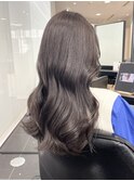 韓国くびれヘアふんわりカールヘルシースタイルショコラアッシュ