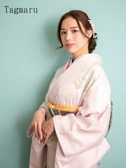 訪問着着付けヘアセット☆和装シニヨン☆