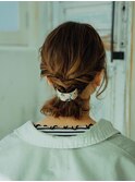 ミディアムヘアアレンジ