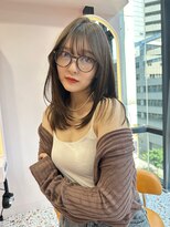 ボタン シブヤ(VOTAN SHIBUYA) 韓国ヘア/前髪あり/顔まわりレイヤー/ストレートヘア