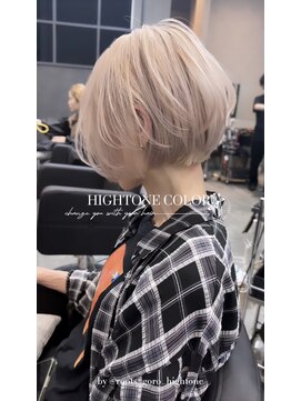 ルーツ(Roots) goro ホワイトベージュ　#ハイトーンカラー