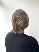 シャイン ヘア ブレンド 二子玉川(Shine hair blend) 白髪ぼかしグレージュ×大人ウルフ