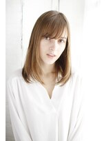 シュシュット(chouchoute)&nbsp;美髪質改善ピンクブラウンエアリーロング切りっぱなしボブ/123