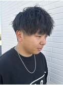 メンズマッシュパーマツイストスパイラルパーマニュアンスパーマ