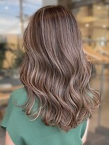 アース 錦糸町店(HAIR&MAKE EARTH)&nbsp;20代30代大人かわいいモカベージュナチュラルロブヘアー美肌