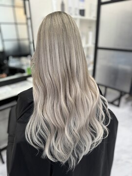 ラムシェール(LamChele) 【lamchele】ホワイトグレージュ×ホワイトシールエクステ