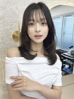 ロンドアヴァントゥス 池袋(Lond aventus)&nbsp;韓国レイヤー/韓国風/ボブ/髪質改善/黒髪/ブリーチなし〔池袋〕