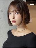 ショートボブ/ストレートボブ/前下がりボブ髪質改善20代30代40代