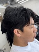 波巻きパーマツイストスパイラルパーマメンズカット名駅名古屋