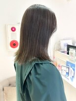 バブ バイネオリーブ(Bab by neolive)&nbsp;切りっぱなしボブ/ホワイトグレージュ/ハイライト