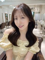 フォルテ 表参道店(FORTE) 【フォルテ千鶴】くびれヘア/アプリコットオレンジ/縮毛矯正