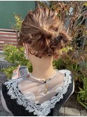 結婚式ヘアセット