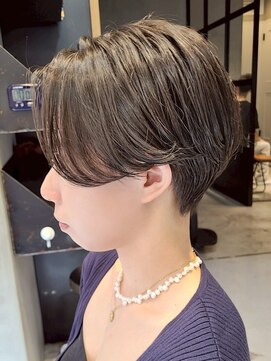 エリマ 横浜西口(elima) 横浜西口イルミナカラーマッシュショートミルクティーベージュ