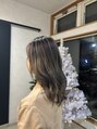 イースブルーレア(Y’s BLUE le'a) 全体ブリーチしてカラーでデザインバレイヤージュも得意です!
