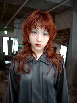 ギークス(GEEKS) 【GEEKS渋谷】ロングレイヤー/ウルフ/顔周りレイヤー/ハイトーン