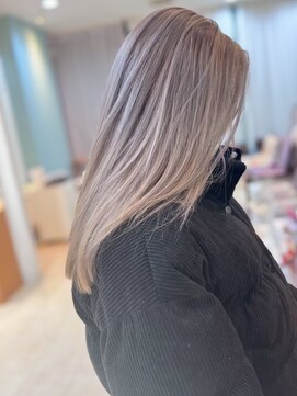 デコラ DECOR ミルクティーグレージュロング