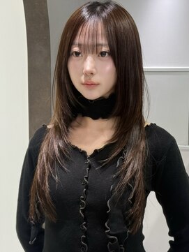 サンド ミュウ 横浜店(sand mieu) レイヤーカット/ハッシュカット/髪質改善/グレージュ