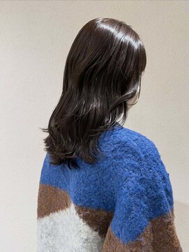 メゾンマイル 恵比寿(maison mile) オリーブグレージュ/透明感カラー/レイヤーカット/恵比寿駅